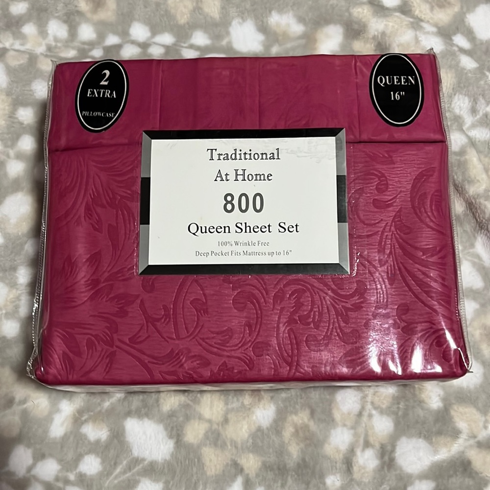 Traditional At Home 800 Queen Sheet Set